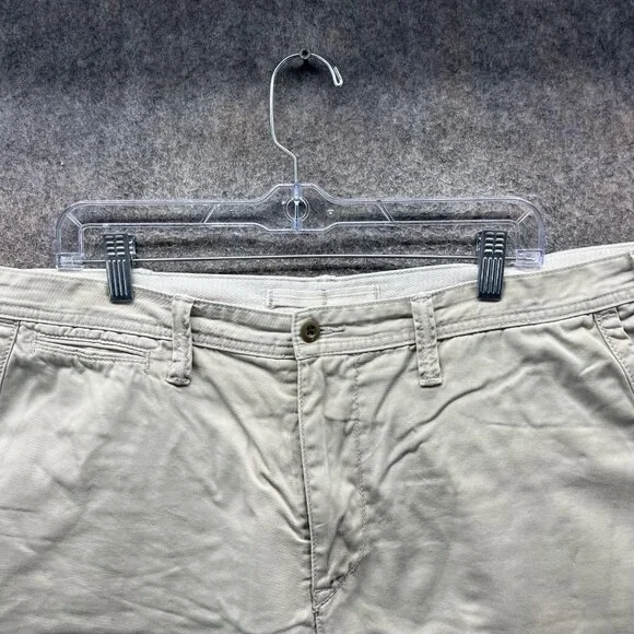 Polo Ralph Lauren Shorts Mens 38 Beige Relaxed Fit Chino Flat Front Summer - Picture 8 of 11